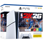 Igraća konzola Sony PlayStation PS5 Slim D chassis + NBA 2K26 VCH (kod za skidanje)