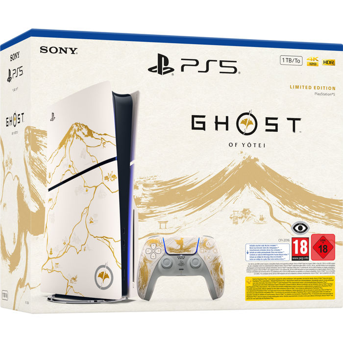 Igraća konzola Sony PlayStation PS5 Standard Edition Ghost of Yotei Gold Limited Edition Bundle