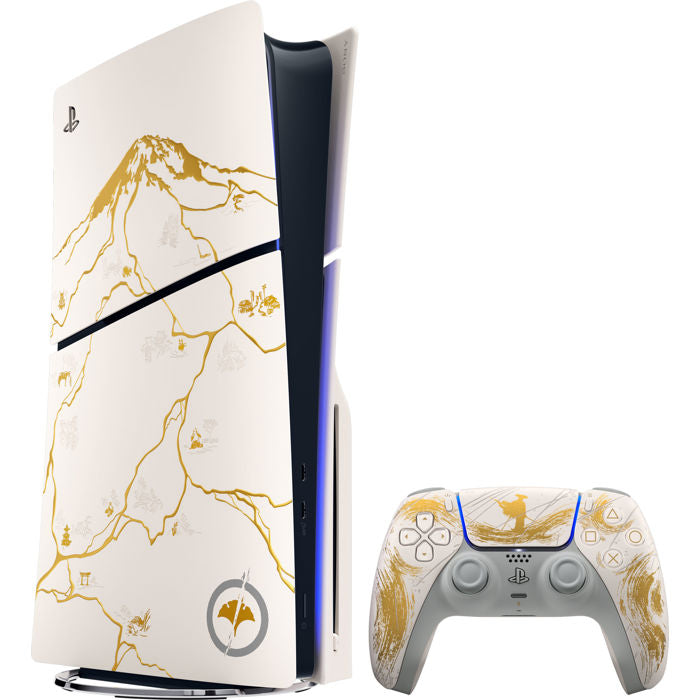 Igraća konzola Sony PlayStation PS5 Standard Edition Ghost of Yotei Gold Limited Edition Bundle