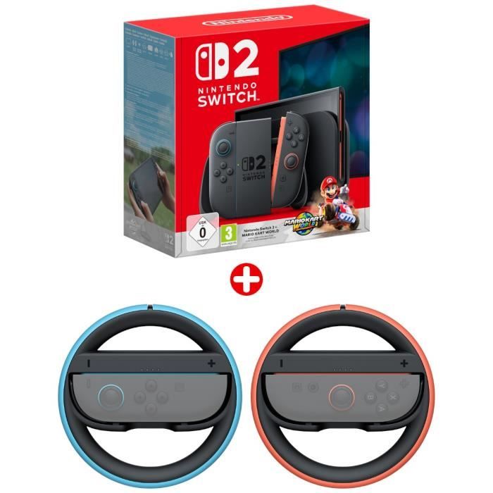 Nintendo paket: Nintendo Switch 2 konzola + Mario Kart World (kod) + par volana za Joy-Con 2 kontrolere