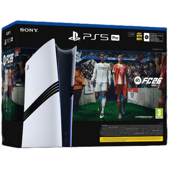Igraća konzola Sony PlayStation PS5 Pro + EA Sports FC 26 VCH (kod za skidanje)